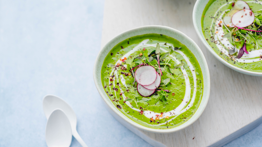 Chilled Green Goddess Vibrance Soup