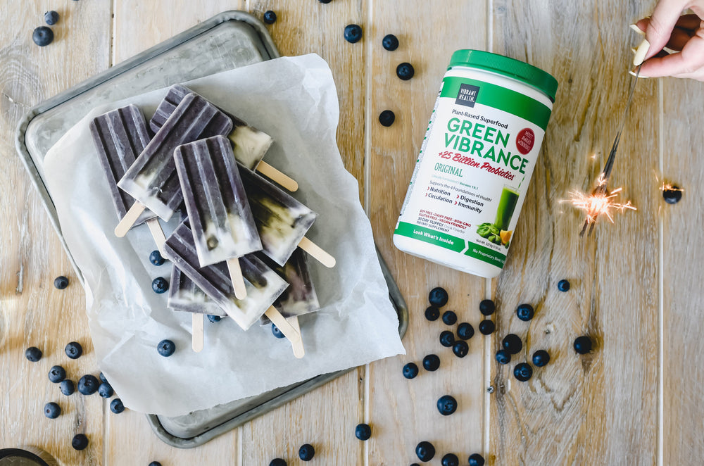 Blueberry Superfood Ice Pops