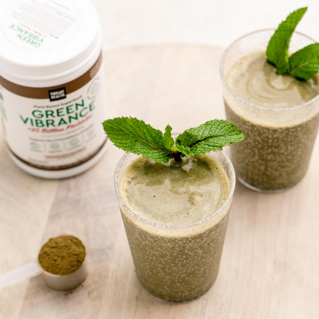 Healthy Mint Chocolate Smoothie Recipe DairyFree and Plant Based
