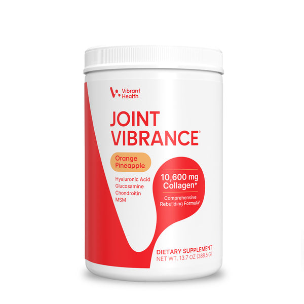 Vibrant Health Joint Vibrance supplement container on a white background
