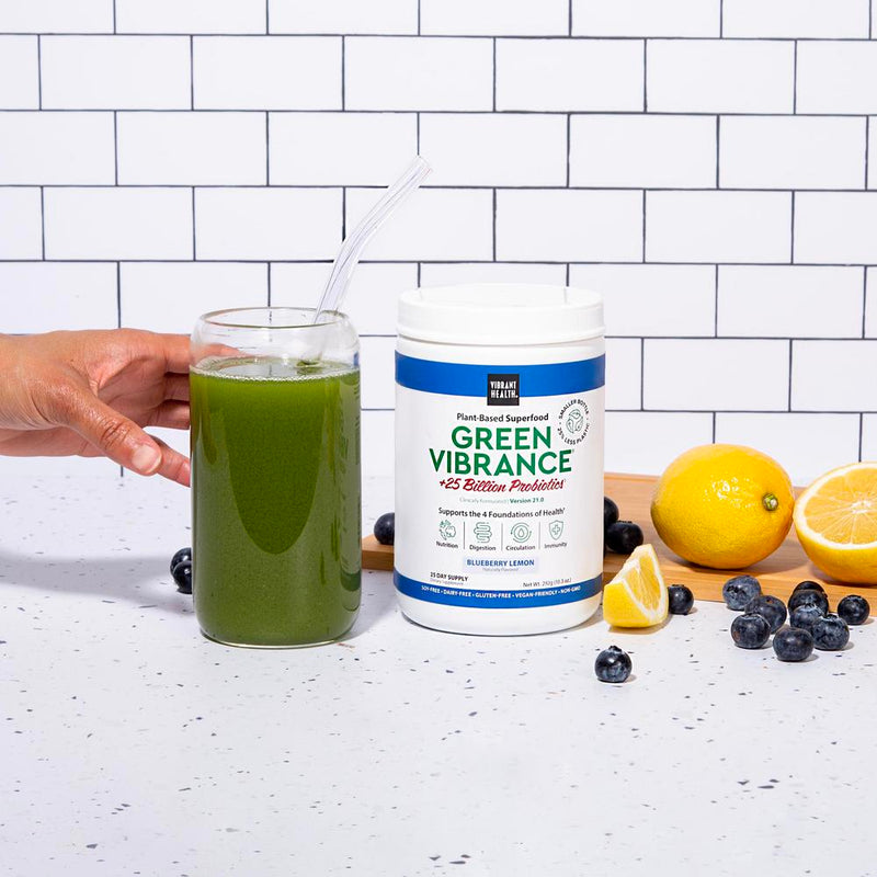 Green Vibrance Blueberry Lemon