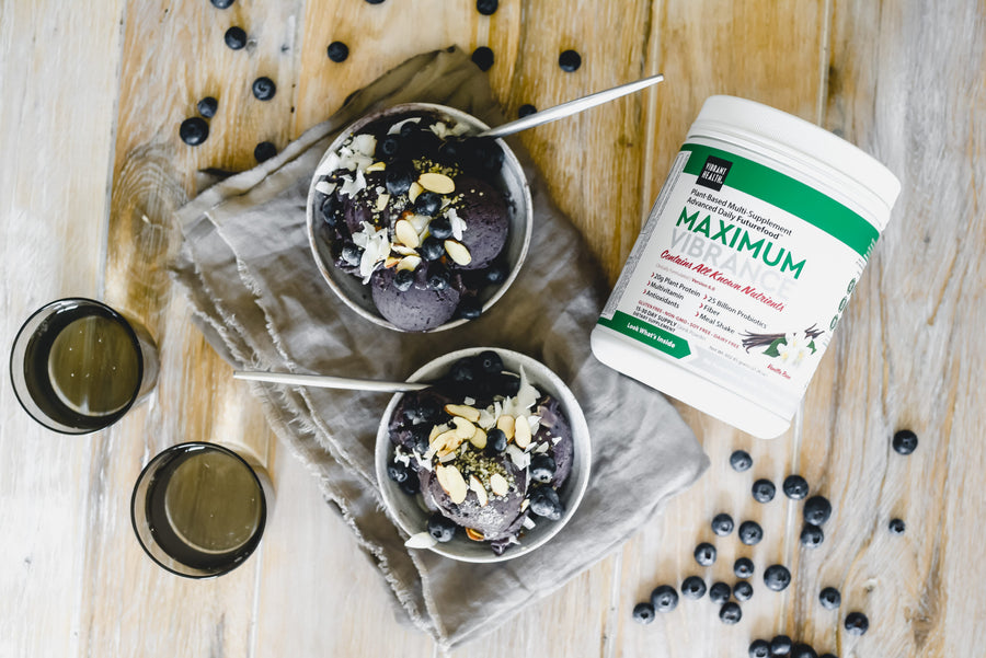 Max Vibrance Blueberry Banana Nice Cream