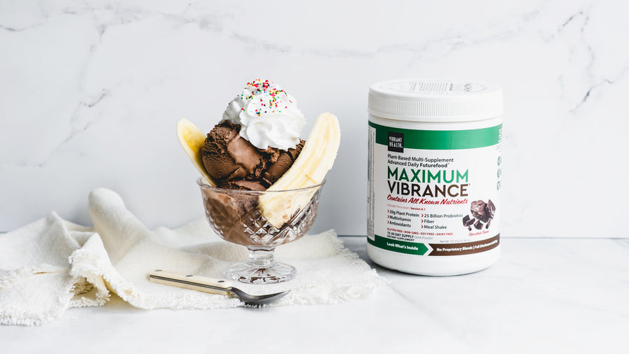 Chocolate Nice Cream Banana Split