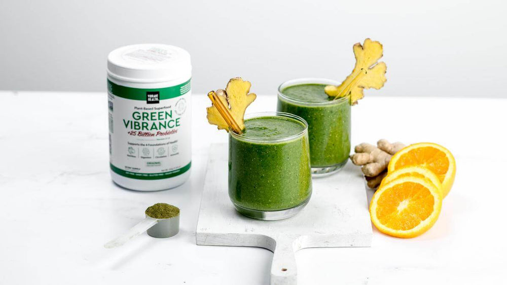 Green Ginger & Orange Smoothie