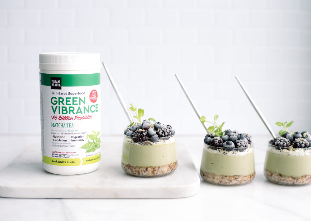 Mini No-Bake Matcha Tea Cheesecake