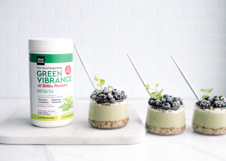 Mini No-Bake Matcha Tea Cheesecake