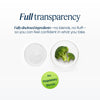 Full transparency, no proprietary blend. 