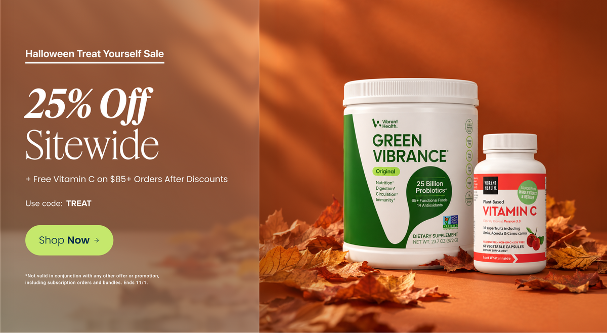 Halloween Treat Yourself Sale: 25% off sitewide, plus a free Vitamin C on orders of $85 or more. Use code TREAT. Shop now. Not valid with other offers, including subscriptions and bundles. Ends 11/1.