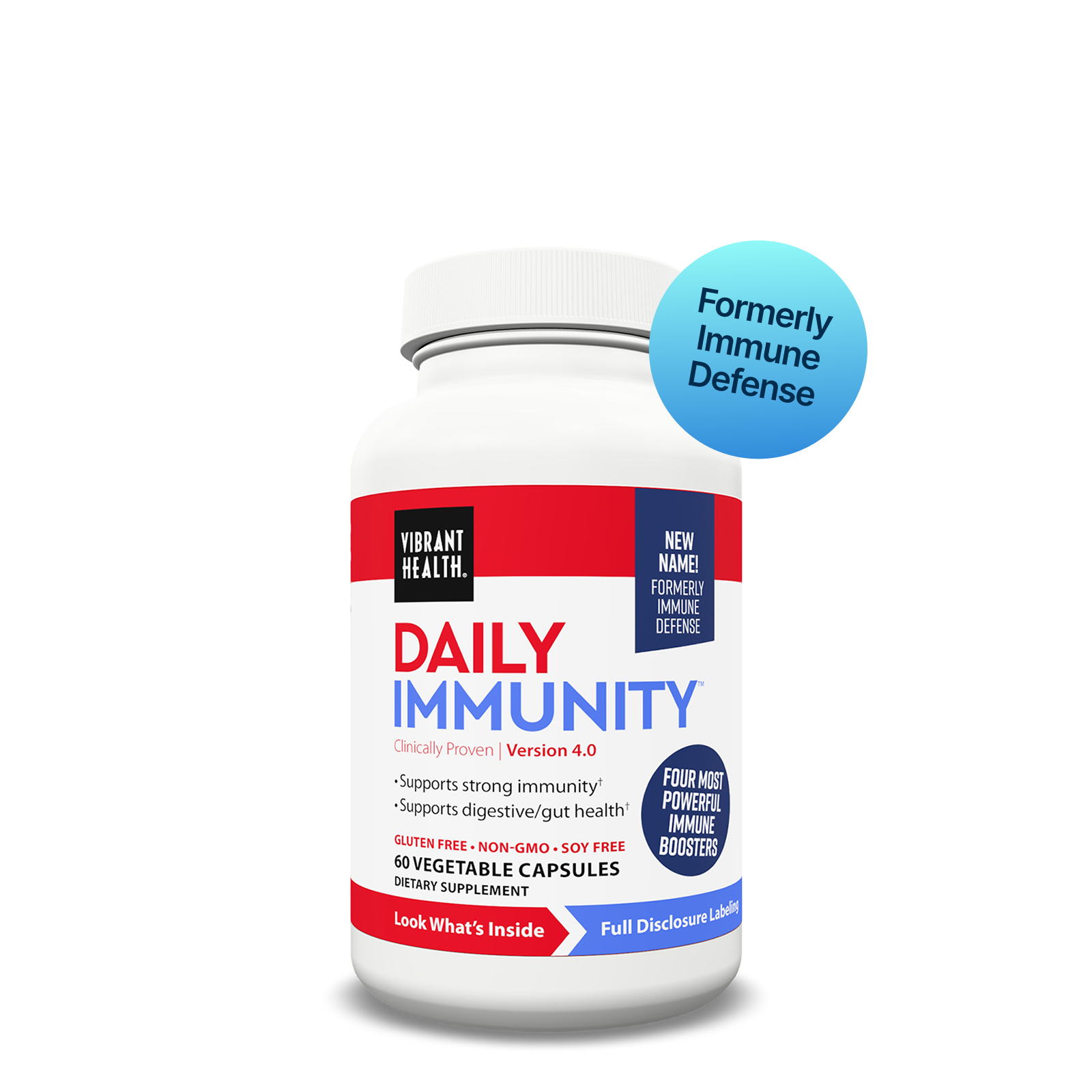 Daily Immunity by Vibrant Health, 60 vegetable capsules