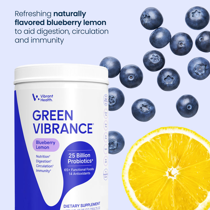 Blueberry lemon product descriptions. 