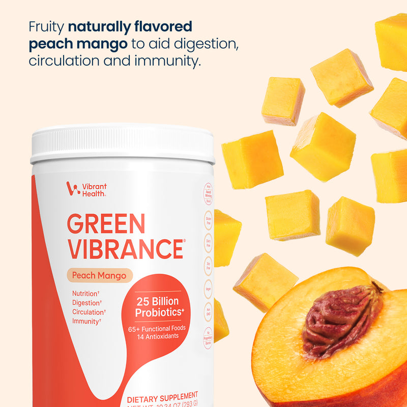 Green Vibrance Peach Mango