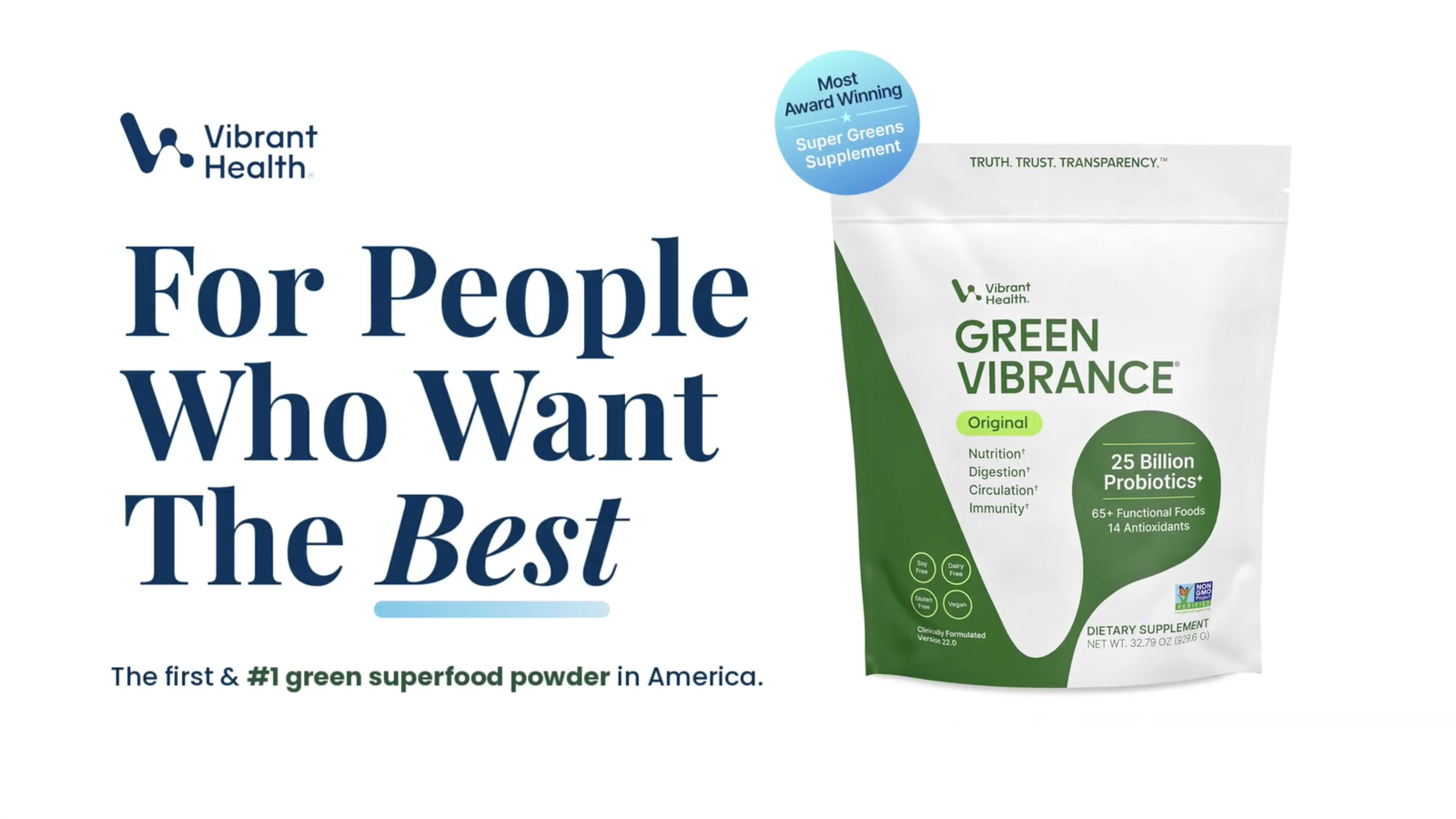 Green Vibrance Blueberry Lemon – Vibrant Health